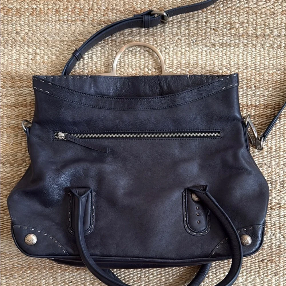 Free People Leather Satchel Handbag